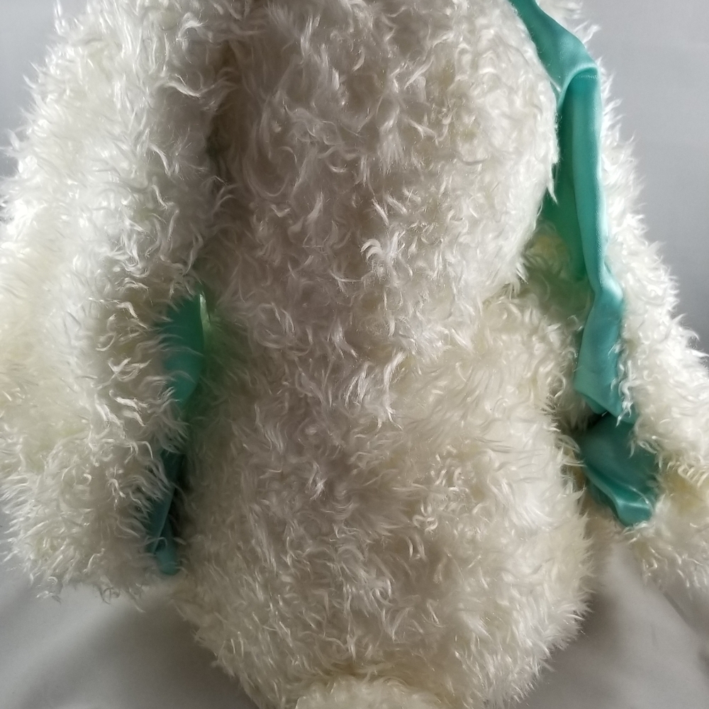 Commonwealth White Bunny Long Floppy Ears Plush Stuffed Animal Easter Bow 20" - Picture 9 of 13